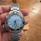 Black Bezel, Light Blue Dial Dive Watch