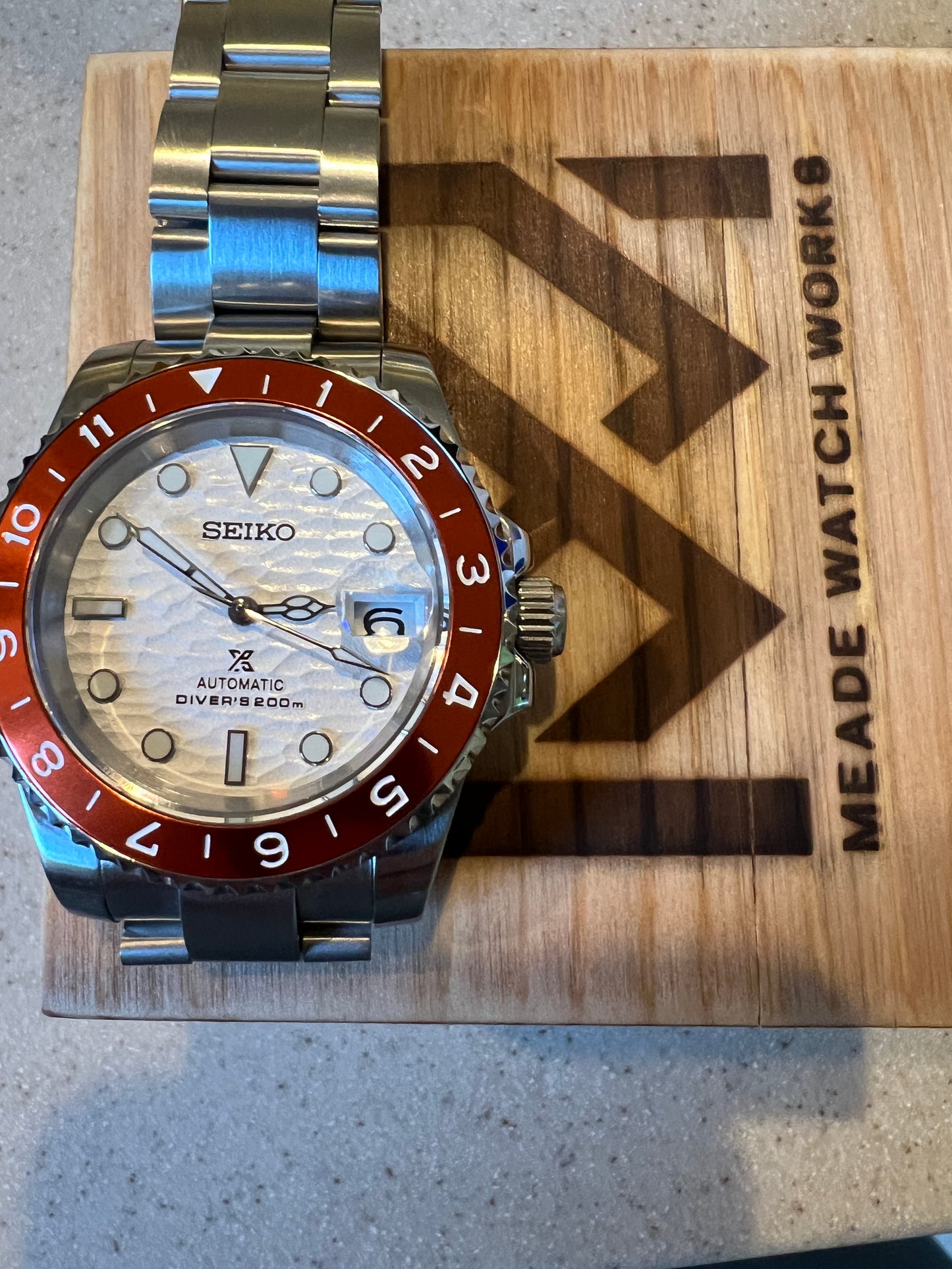 Orange Bezel Diver