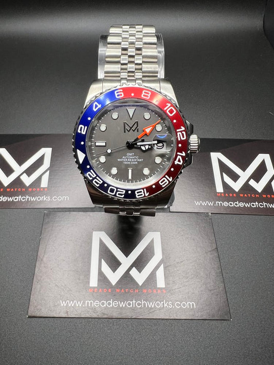 Pepsi Tribute Diver with GMT Movement, MWW Branded